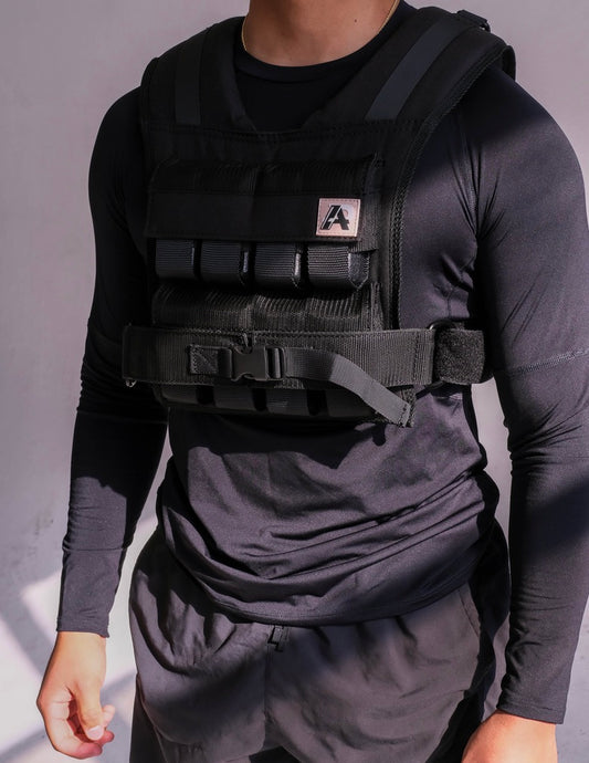alexander proficiency adjustable weighted vest- durable, ergonomic design for strength training, calisthenics, and endurance workouts