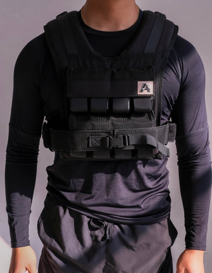 alexander proficiency adjustable weighted vest- durable, ergonomic design for strength training, calisthenics, and endurance workouts